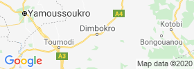 Dimbokro map